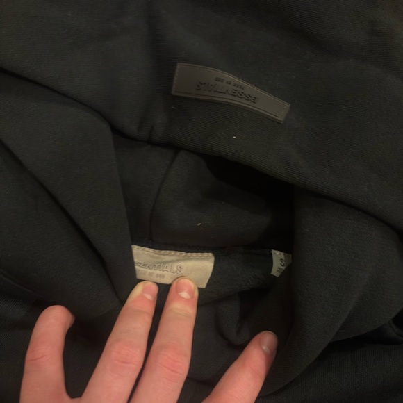 Essentials stretched limo Hoodie for Men size small - Picture 3 of 4